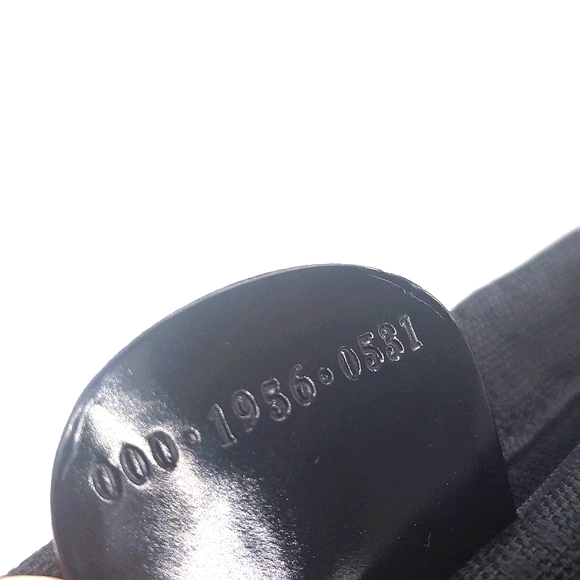 Vintage GUCCI Bamboo Shoulder Bag Canvas & Enamel Leather Authentic T18495 - Picture 10 of 11